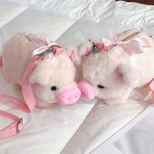 Cute Mini Pig Shoulder Bag - Standart / Pink - Handbags