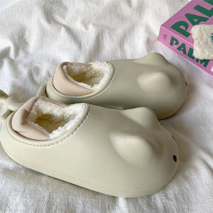 Cute Mouse Chunky Plush Slippers - EU 35 - 36 (US 5 - 6)
