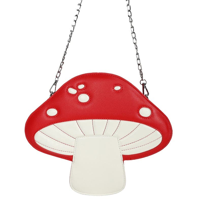 Cute Mushroom Bag - Standart / Red - Handbags