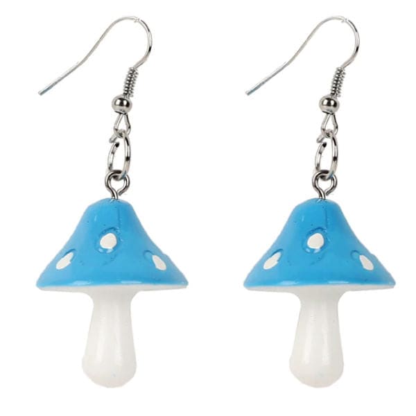 Cute Mushroom Earrings - earrings