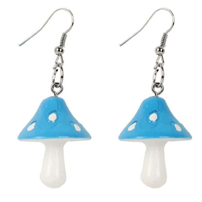 Cute Mushroom Earrings - earrings