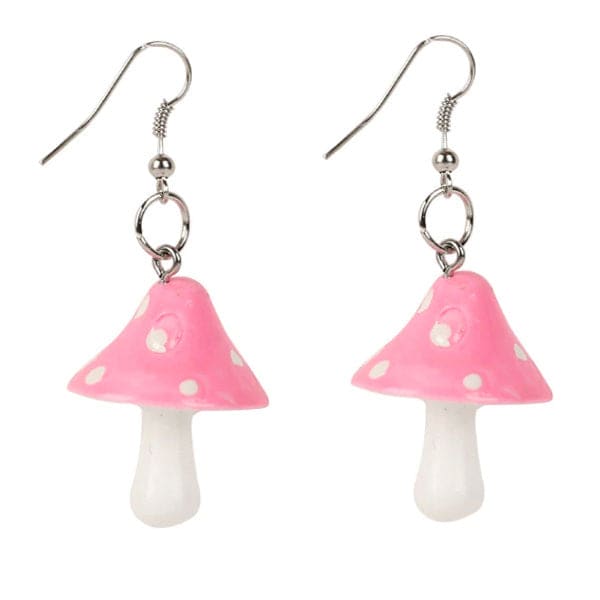Cute Mushroom Earrings - earrings