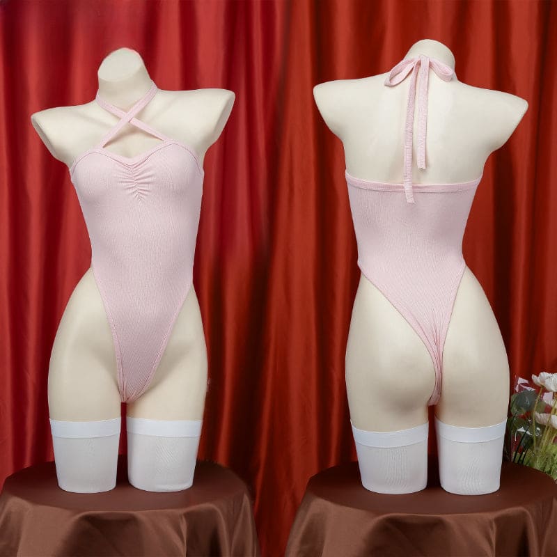 Cute Pastel Pink Bodysuit ON1240 MK Kawaii Store