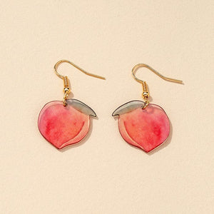 Cute Peach Earrings - Standart / Peach - earrings