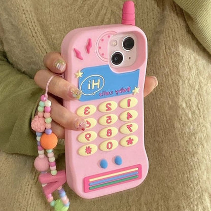 Cute Pink Cellphone Silicone Phone Case - For iPhone 11