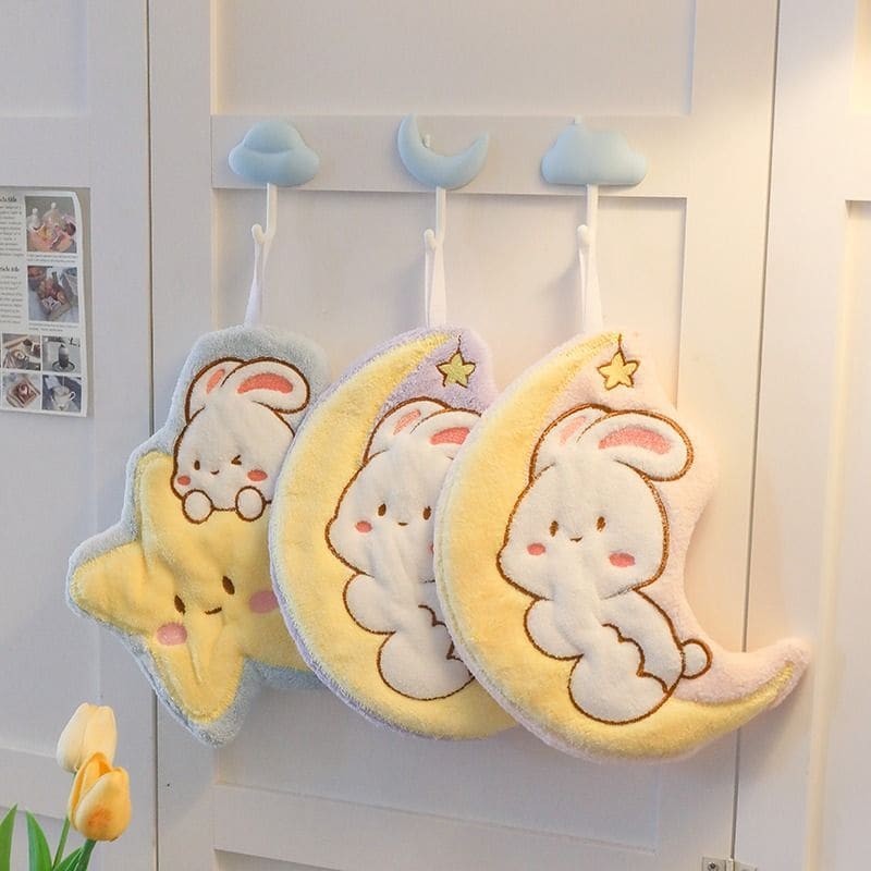 Cute Rabbit Hand Towel