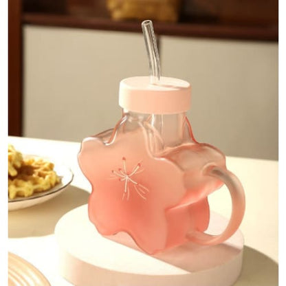 Cute Sakura Pink Cherry Blossom Water Bottle ON1092 MK Kawaii Store