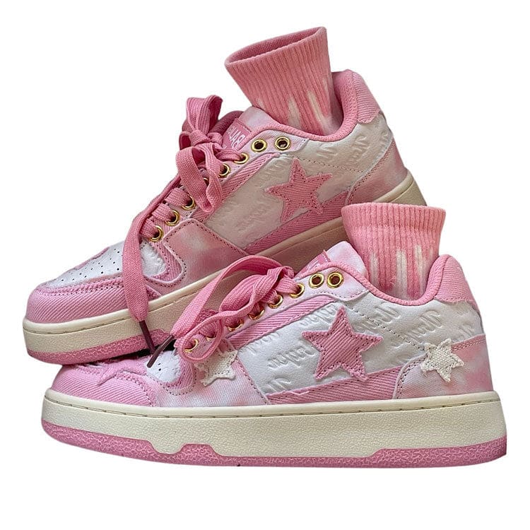 Cute Star Casual Sneakers - EU36 (US6.0) / Pink - Sneakers