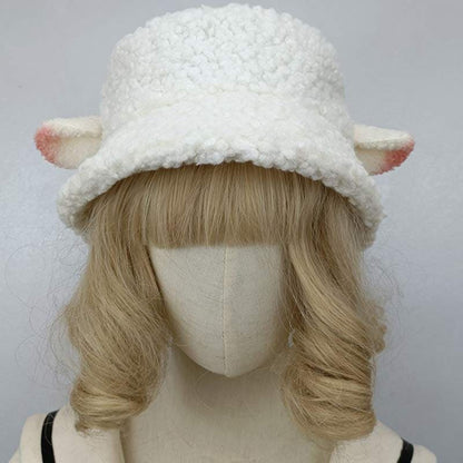 Cute Woolen Lolita Fisherman Hat