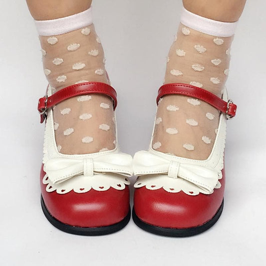 Hit Custom Lolita Wine White SP168070 Made Shoes