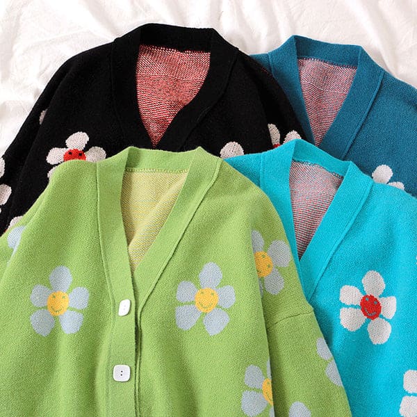 Daisies Cardigan - Cardigan