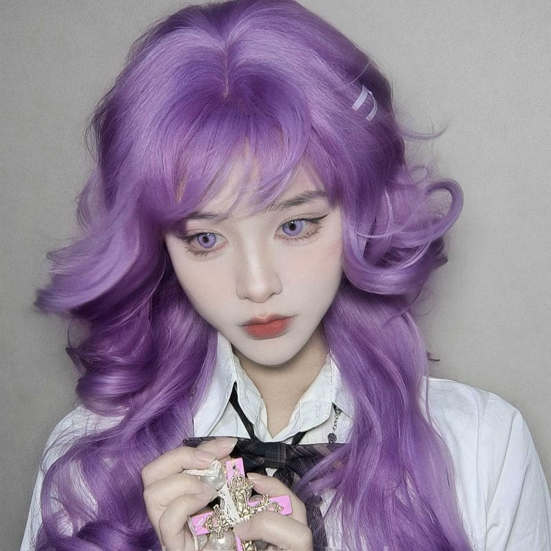 Danna Curly Purple Wig ON1508 - Purple