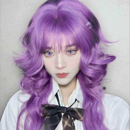 Danna Curly Purple Wig ON1508 - Purple