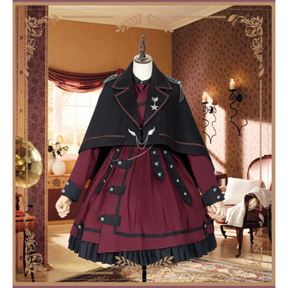 Dark Academia Fashion Gothic Lolita Dress BM006