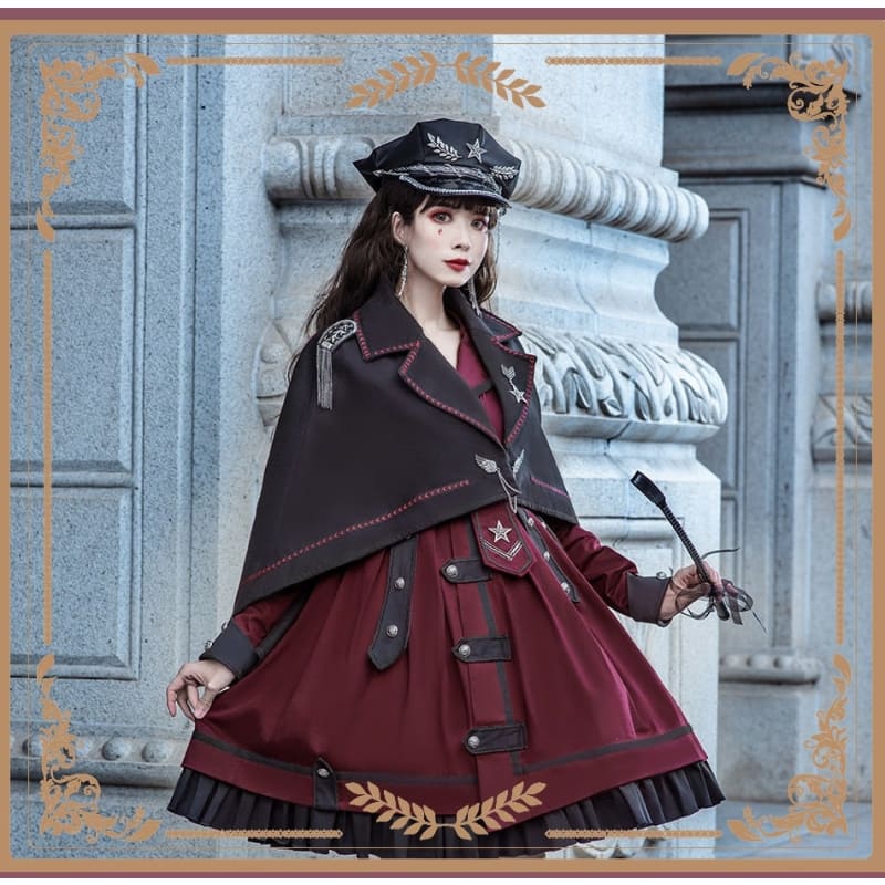 Dark Academia Fashion Gothic Lolita Dress BM006 KawaiiMoriStore Dark Academia Fashion Gothic Lolita Dress BM006 KawaiiMoriStore