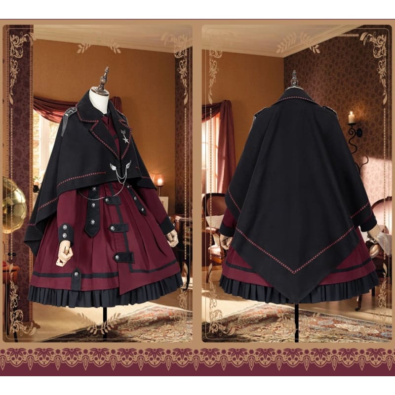 Dark Academia Fashion Gothic Lolita Dress BM006