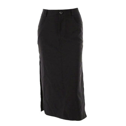 Dark Black Aesthetic Long Skirt - S / Black - Skirt