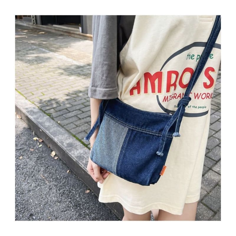 Denim Crossbody Bag