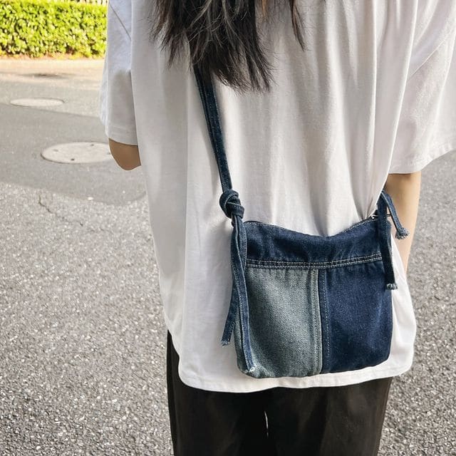 Denim Crossbody Bag