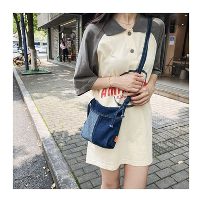 Denim Crossbody Bag