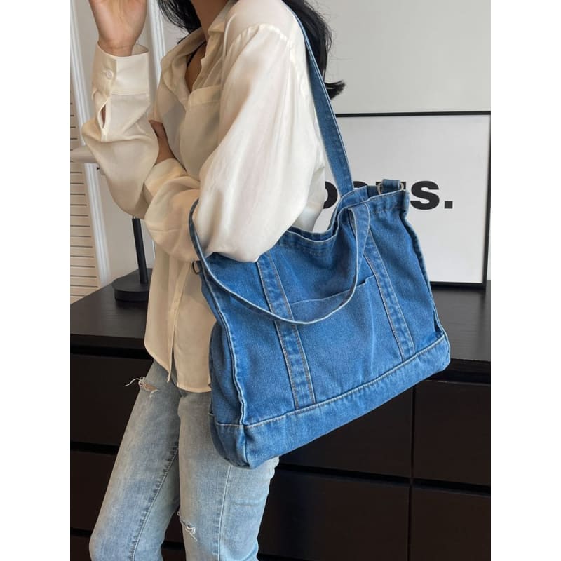 Denim Tote Bag