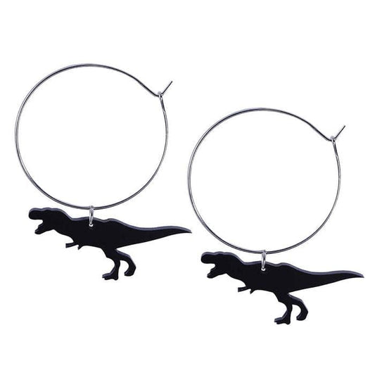 Dino Hoop Earrings - earrings