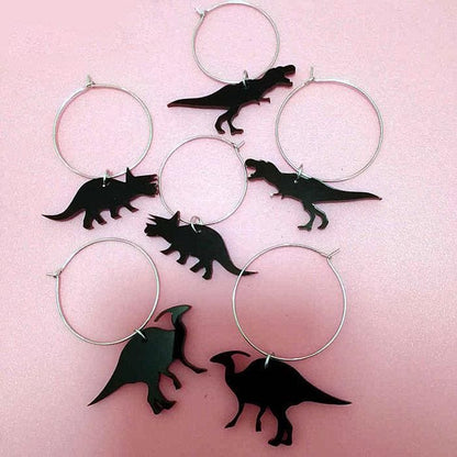 Dino Hoop Earrings - earrings