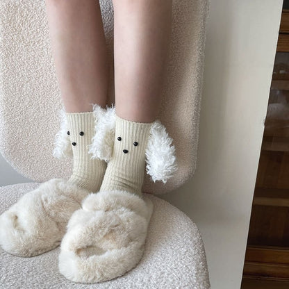 Dog Ear Accent Socks