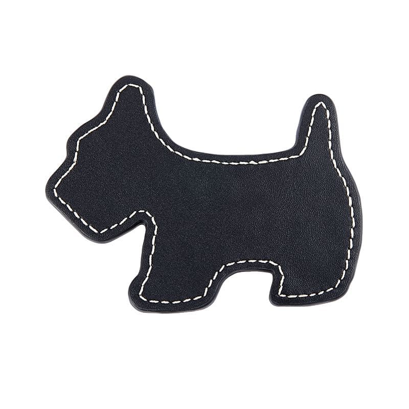 Dog Faux Leather Hair Clip (Various Designs)