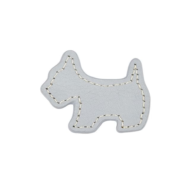 Dog Faux Leather Hair Clip (Various Designs) - Airy Blue / S