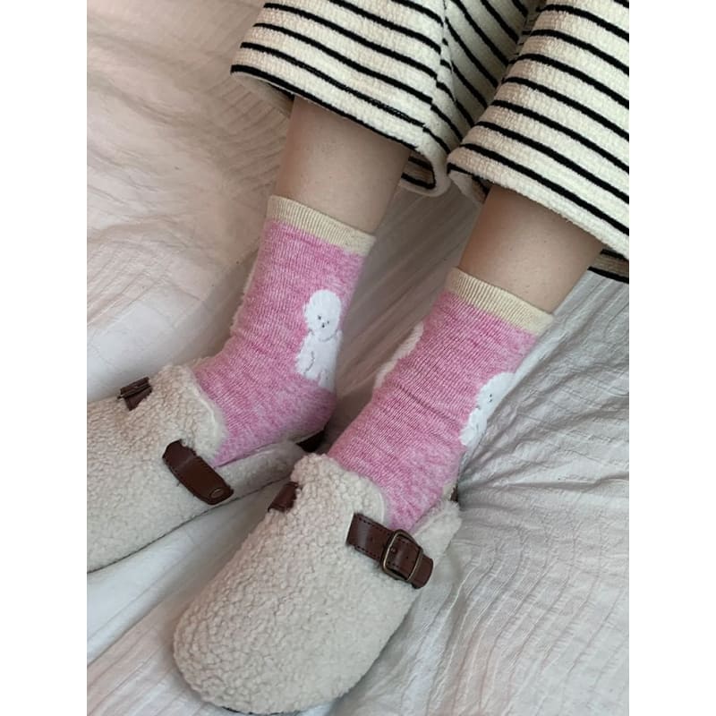 Dog Jacquard Socks / Set