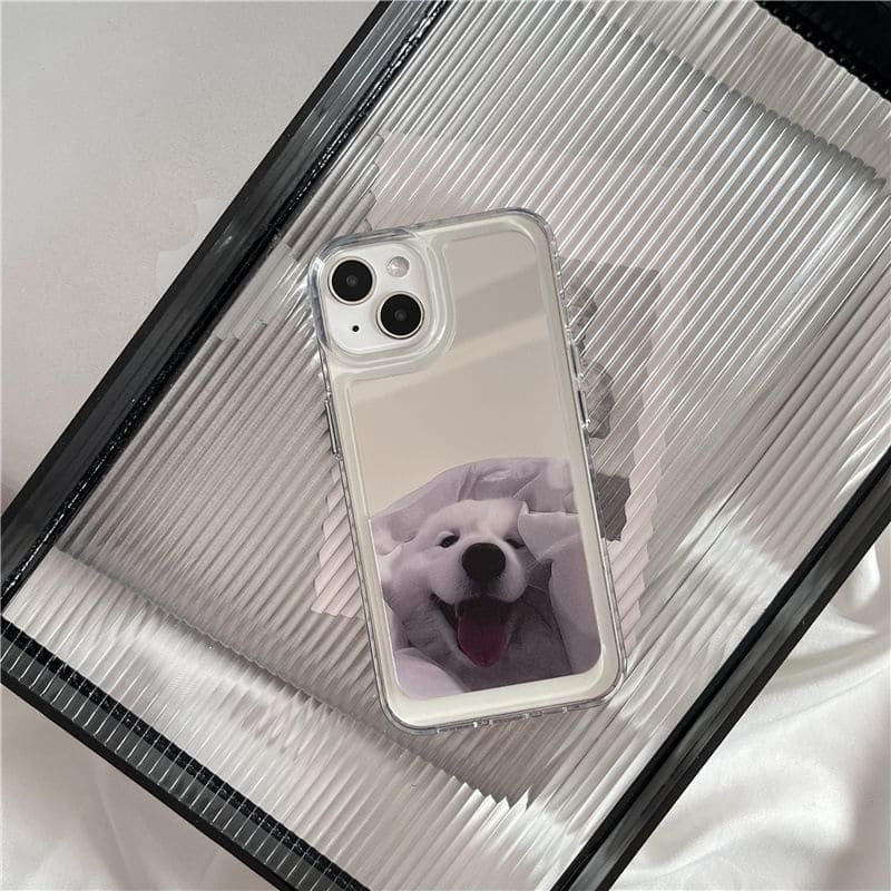 Dog Mirrored Phone Case - iPhone 15 Pro Max / 15 Pro / 15