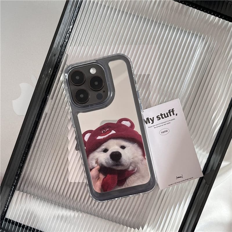 Dog Mirrored Phone Case - iPhone 15 Pro Max / 15 Pro / 15