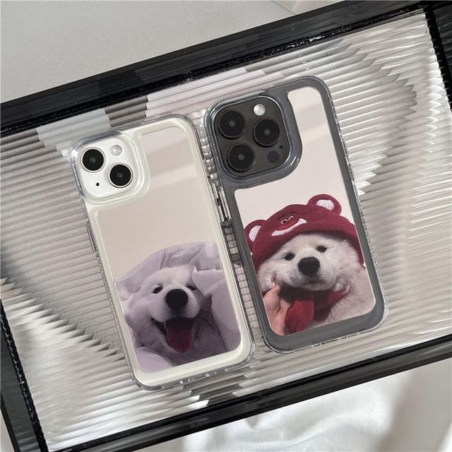 Dog Mirrored Phone Case - iPhone 15 Pro Max / 15 Pro / 15