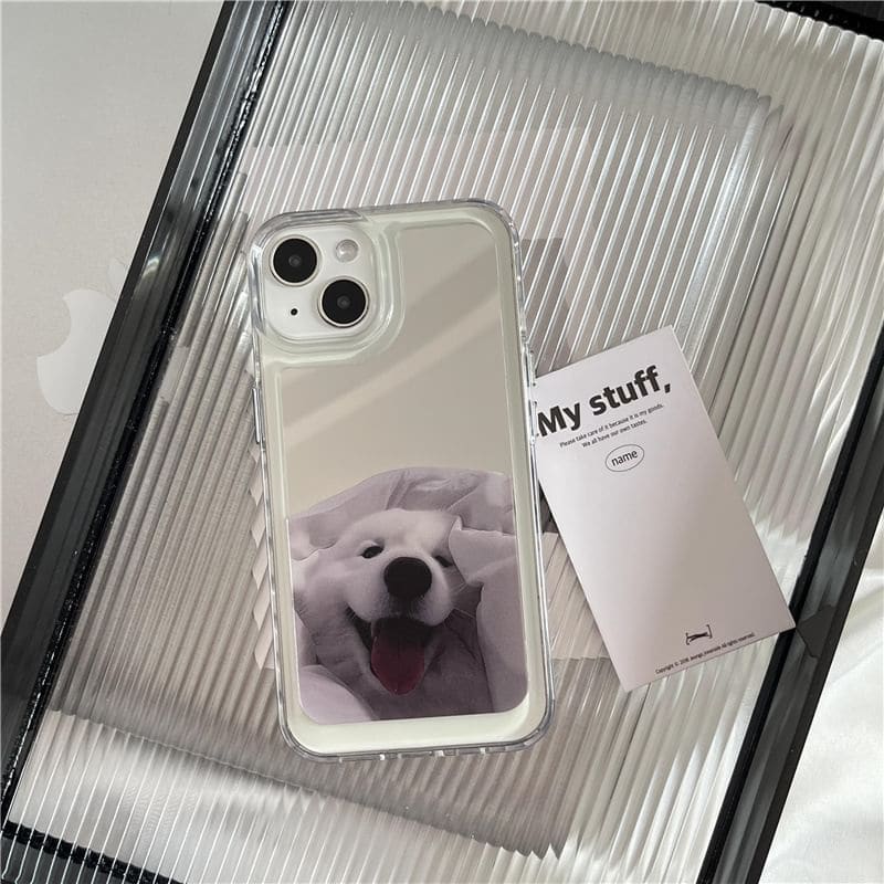 Dog Mirrored Phone Case - iPhone 15 Pro Max / 15 Pro / 15