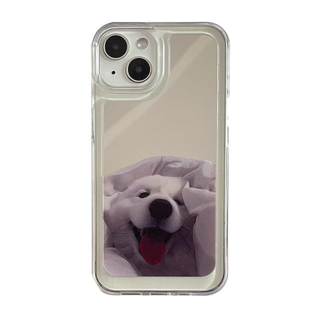 Dog Mirrored Phone Case - iPhone 15 Pro Max / 15 Pro / 15