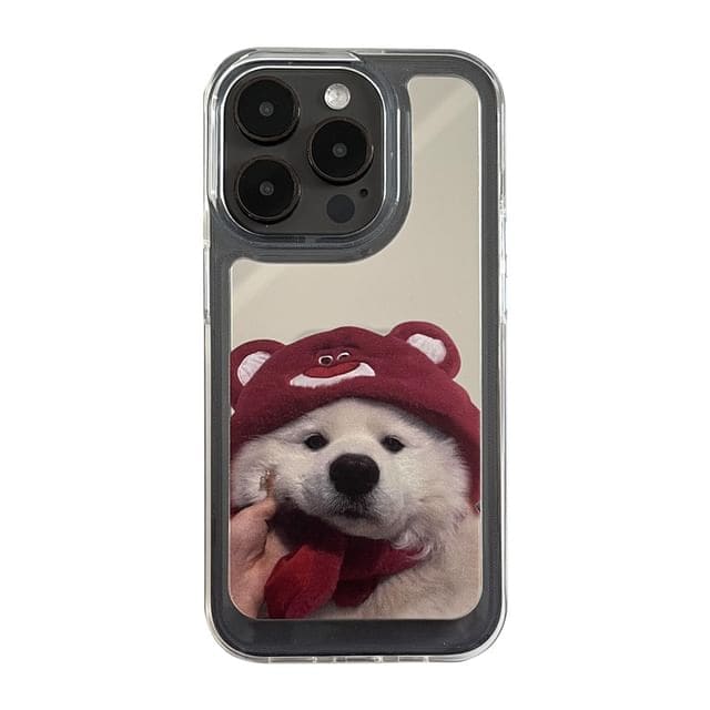 Dog Mirrored Phone Case - iPhone 15 Pro Max / 15 Pro / 15