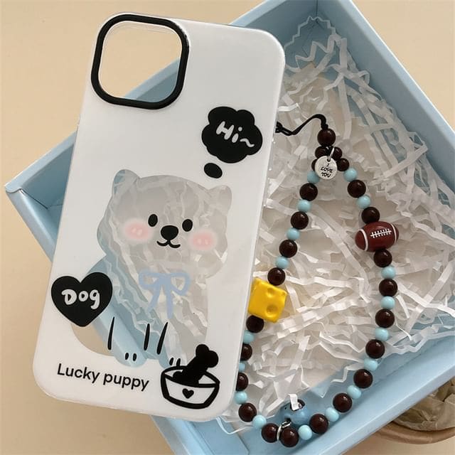 Dog Phone Case / Strap / Set - iPhone 15 Pro Max / 15 Pro