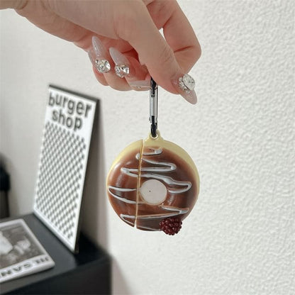 Donut AirPods / Pro Earphone Case Skin - With Carabiner