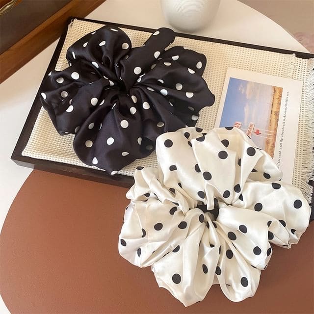 Dotted Scrunchie - Hair Fashion Accessories