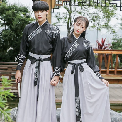 Dragon Embroidered Hanfu Costume / Hanfu Jacket