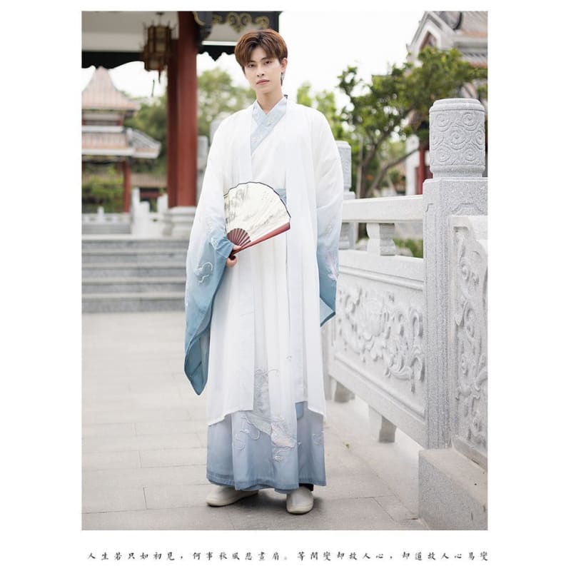 Dragon Embroidered Hanfu Jacket / Long