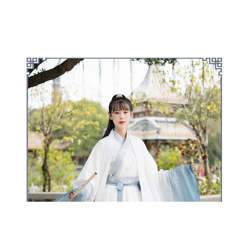 Dragon Embroidered Hanfu Jacket / Long