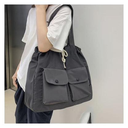 Drawstring Nylon Carryall Bag