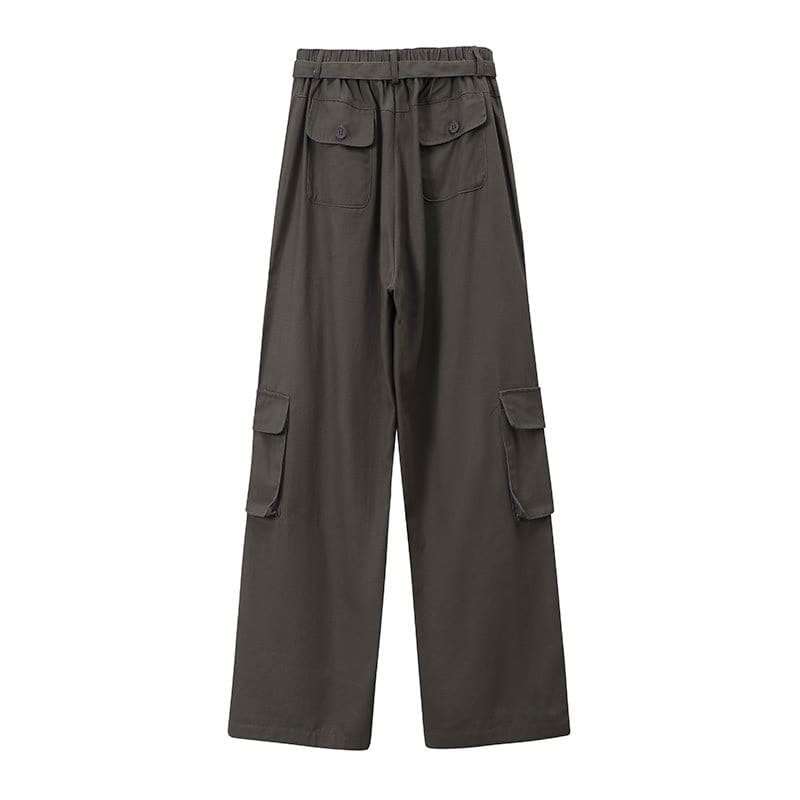 Drawstring Shirt Cargo Pants