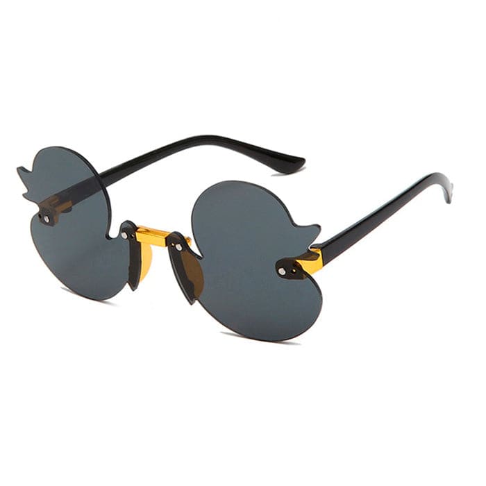 Duck Oversized Sunglasses - Black - Glasses