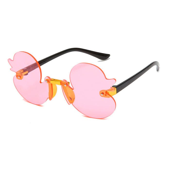 Duck Oversized Sunglasses - Pink - Glasses