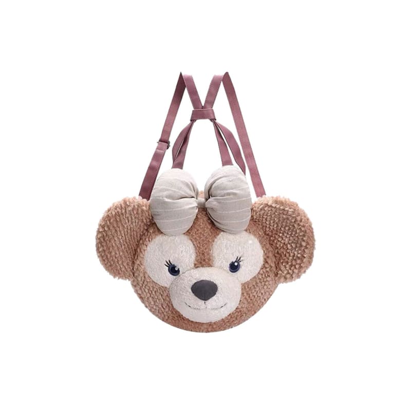 Duffy Bear Big Face Backpack - One-Size / Brown