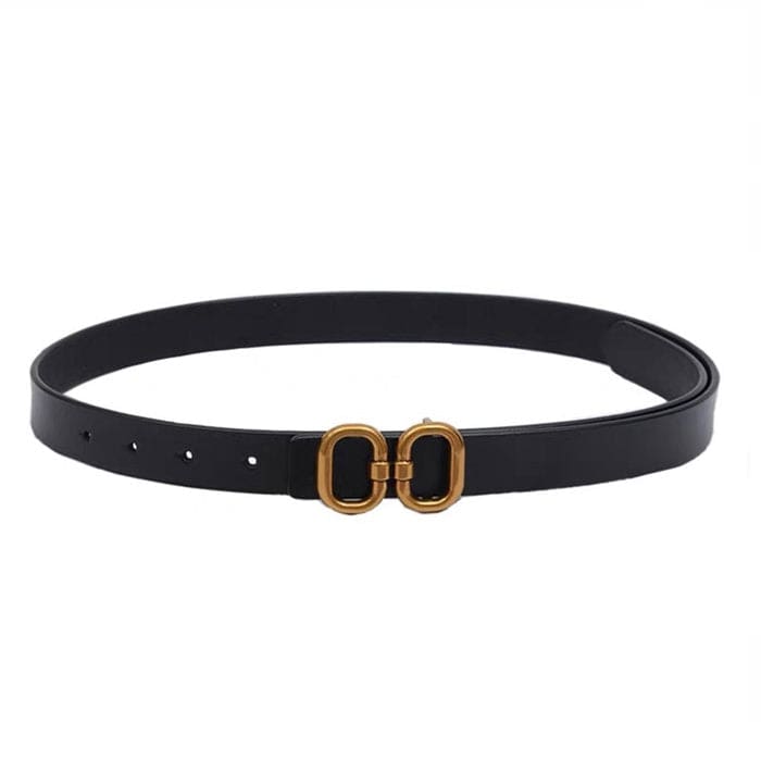 Elegant Aesthetic Thin Belt - Standart / Black - Belts