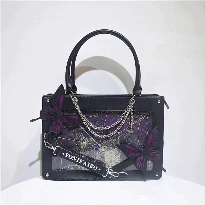 Elegant Gothic Butterflies Bag ON1456 - purple